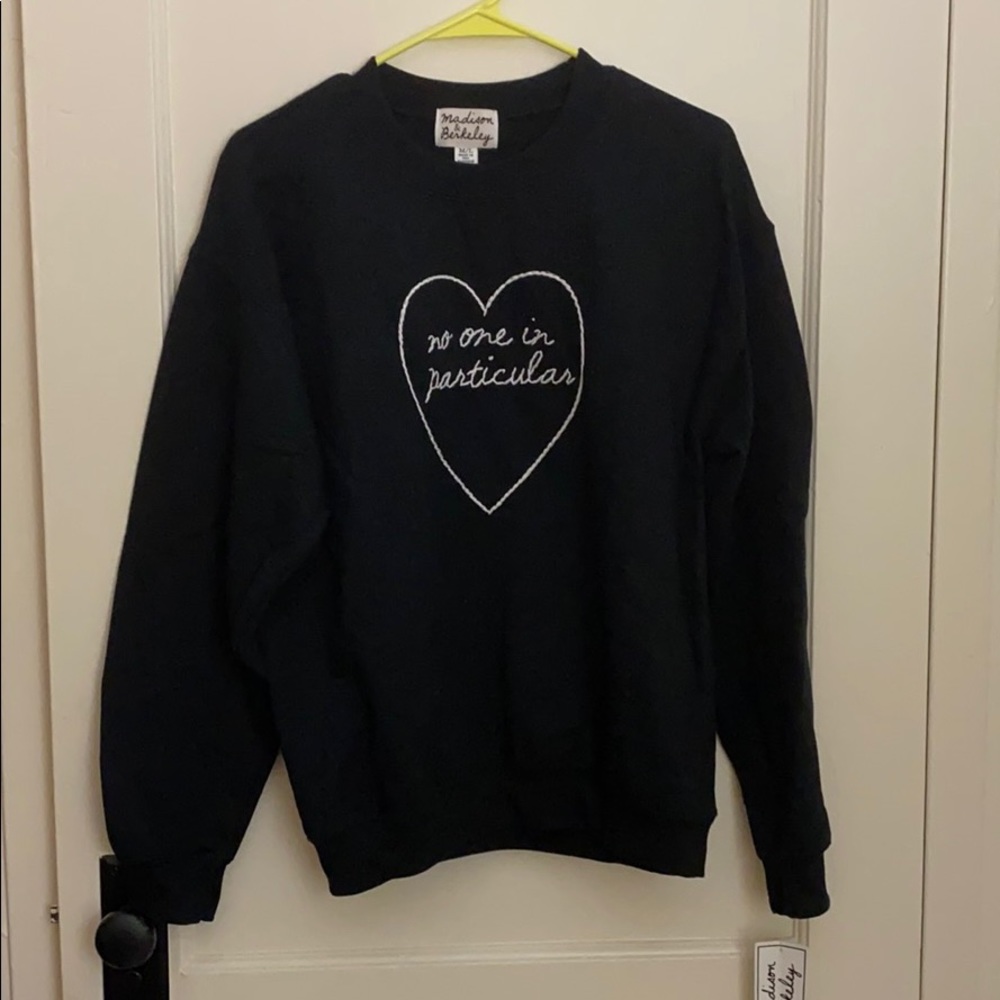 NWT Madison & Berkeley Black Sweater SZ M/L